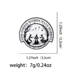 Interesting Quotes Series Brooches on Clothing Accessories Backpack Alloy Brooch Badge Enamel Lapel Pins - Image 3