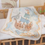 Newborn baby bath towel pure cotton gauze bath towel Class A soft children's blanket absorbent newborn baby blanket - Image 12