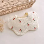 Newborn Baby Bibs for Boy Girl Cute Animal Burp Cloths Cotton Muslin Soft Infants Breathable Feeding Bibs Feeding Accessories - Image 3