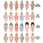 Baby Born Doll Clothes For 13-18 Inch Newborn Doll Cute 43cm Newborn Doll Accessories Festival Birthday Gift - Image 3