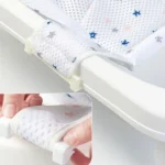 Baby Bath Net Mat Children  Newborn Adjustable Bathtub Pillow Seat Cushion Cross-shaped Anti-slip Bathtub Shower Cradle Bed Seat - Image 6