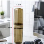 حافظة Glintora للسفر (فرشاة ومعجون الأسنان) / Portable Toothpaste Toothbrush Protect Holder Case - Image 17