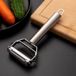مقشرة Glintora المزدوجة للفواكه والخضروات / Kitchen Vegetable Peeler Stainless Steel - Image 3