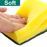 إسفنجة Glintora لإزالة الصدأ والدهون / Highly absorbent double-sided sponge - Image 6