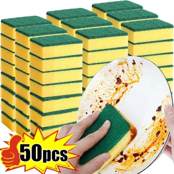 إسفنجة Glintora لإزالة الصدأ والدهون / Highly absorbent double-sided sponge