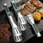 ملاقط Glintora الاحترافية (ستانلس ستيل) / Non Slip Stainless Steel Food Tongs