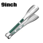 ملاقط Glintora الاحترافية (ستانلس ستيل) / Non Slip Stainless Steel Food Tongs - Image 9