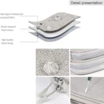 حقيبة Glintora المنظمة للكابلات والشواحن / Data Cable Storage Bag Waterproof - Image 6