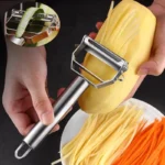 مقشرة Glintora المزدوجة للفواكه والخضروات / Kitchen Vegetable Peeler Stainless Steel