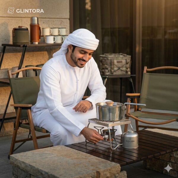 حامل Glintora المحمول للرحلات والمشويات