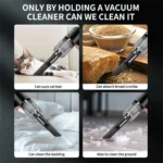 مكنسة Glintora المحمولة (سيارة ومنزل) / Portable Small Vacuum Cleaner - Image 2