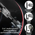 مكنسة Glintora المحمولة (سيارة ومنزل) / Portable Small Vacuum Cleaner - Image 4
