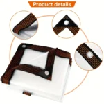 شراع جلينتورا الشفاف المقاوم للماء (بوليستر معزز) - Image 2