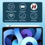 قلم جلينتورا الذكي لأجهزة الآيباد (مع مؤشر طاقة LED) - Image 3