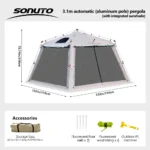 خيمة جلينتورا العائلية الفاخرة (فتحة مدخنة) - Image 8