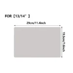 غطاء جلينتورا المخملي لحماية لوحة مفاتيح الماك بوك - Image 7