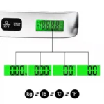 ميزان جلينتورا الرقمي المحمول للأمتعة (حمولة 50 كجم) - Image 6