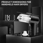 مكنسة Glintora المحمولة (سيارة ومنزل) / Portable Small Vacuum Cleaner - Image 5