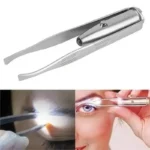 ملقط Glintora الذكي لإزالة الشعر (بإضاءة LED) / Portable Stainless Steel Smart Design