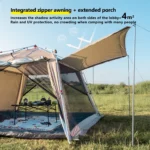 خيمة جلينتورا العائلية الفاخرة (فتحة مدخنة) - Image 3