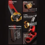 مقبض جلينتورا الاحترافي لتقوية القبضة (قابل للتعديل) - Image 4