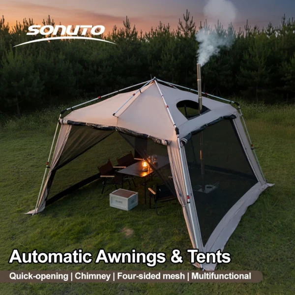 خيمة جلينتورا العائلية الفاخرة (فتحة مدخنة)