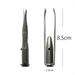 ملقط Glintora الذكي لإزالة الشعر (بإضاءة LED) / Portable Stainless Steel Smart Design - Image 6
