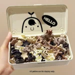 مشابك جلينتورا المخملية الأنيقة (بيج - عبوات متعددة) - Image 6