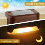 مصابيح Glintora الشمسية للدرج والممرات / Solar LED Lights Outdoor Garden - Image 5